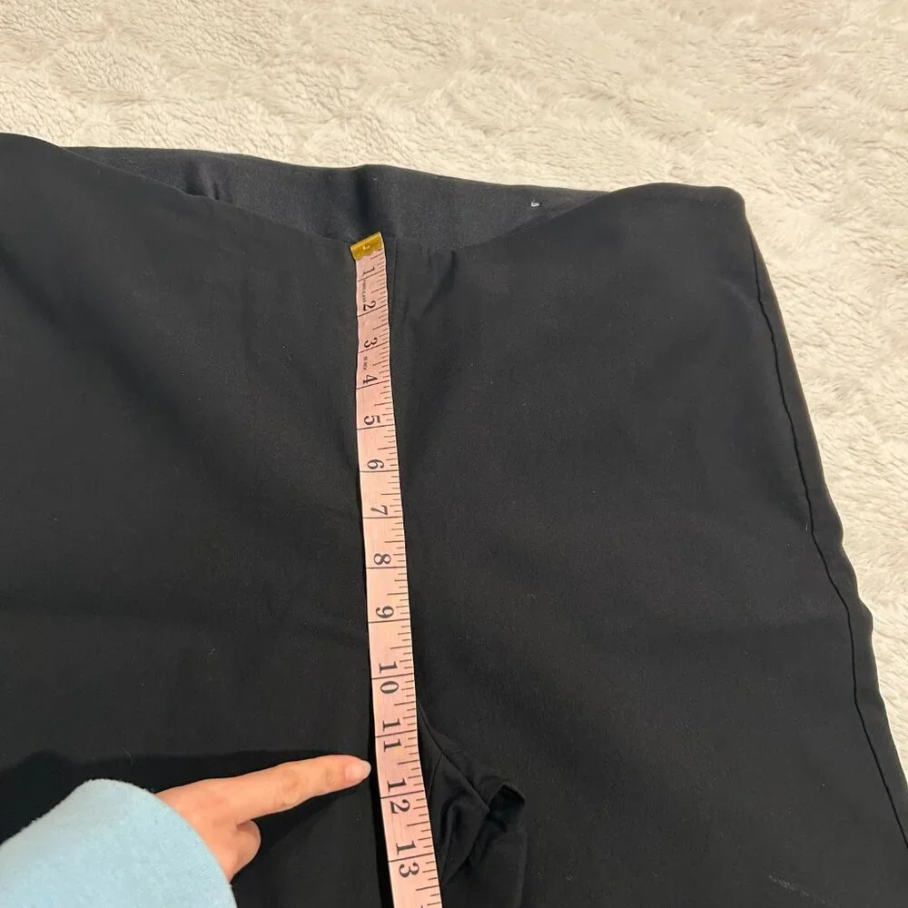 Chico's - Pull Ons - Black High Rise Cropped Ankle Pants 3R/16R - Picture 6 of 11